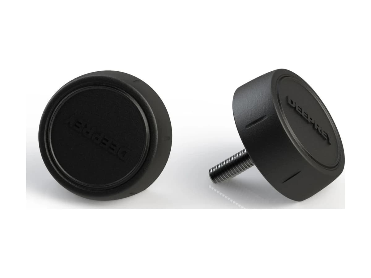 Pair of Deeprey quick-release mounting knobs